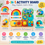 Sensory Busy Board for Toddlers