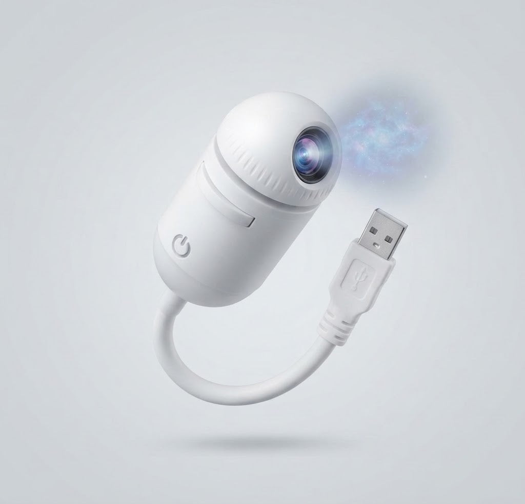 USB Galaxy Projector Night Light