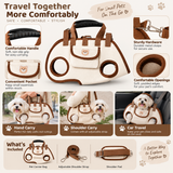 Kangaroo-Style Puppy Carrier Sling for Small Dogs