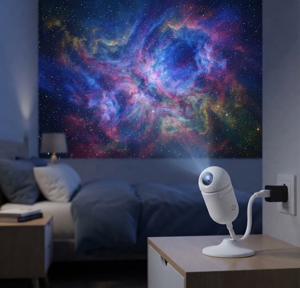 USB Galaxy Projector Night Light