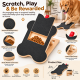 Dog Nail Scratch Board with Treat Compartment
